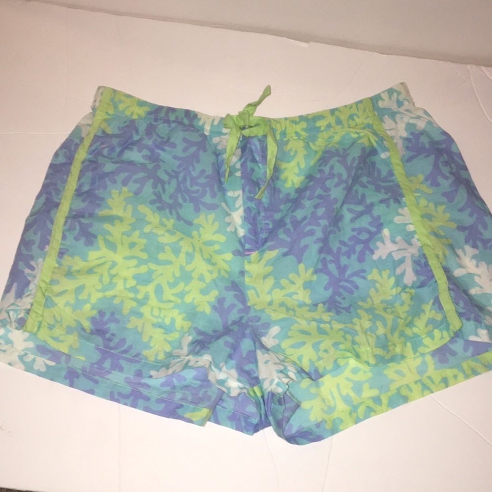 Lilly Pulitzer 100% Cotton Elastic Waist Shorts